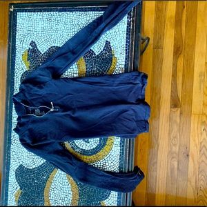 Black Nylon Stretch Half-Zip Shirt Free People FP Movement